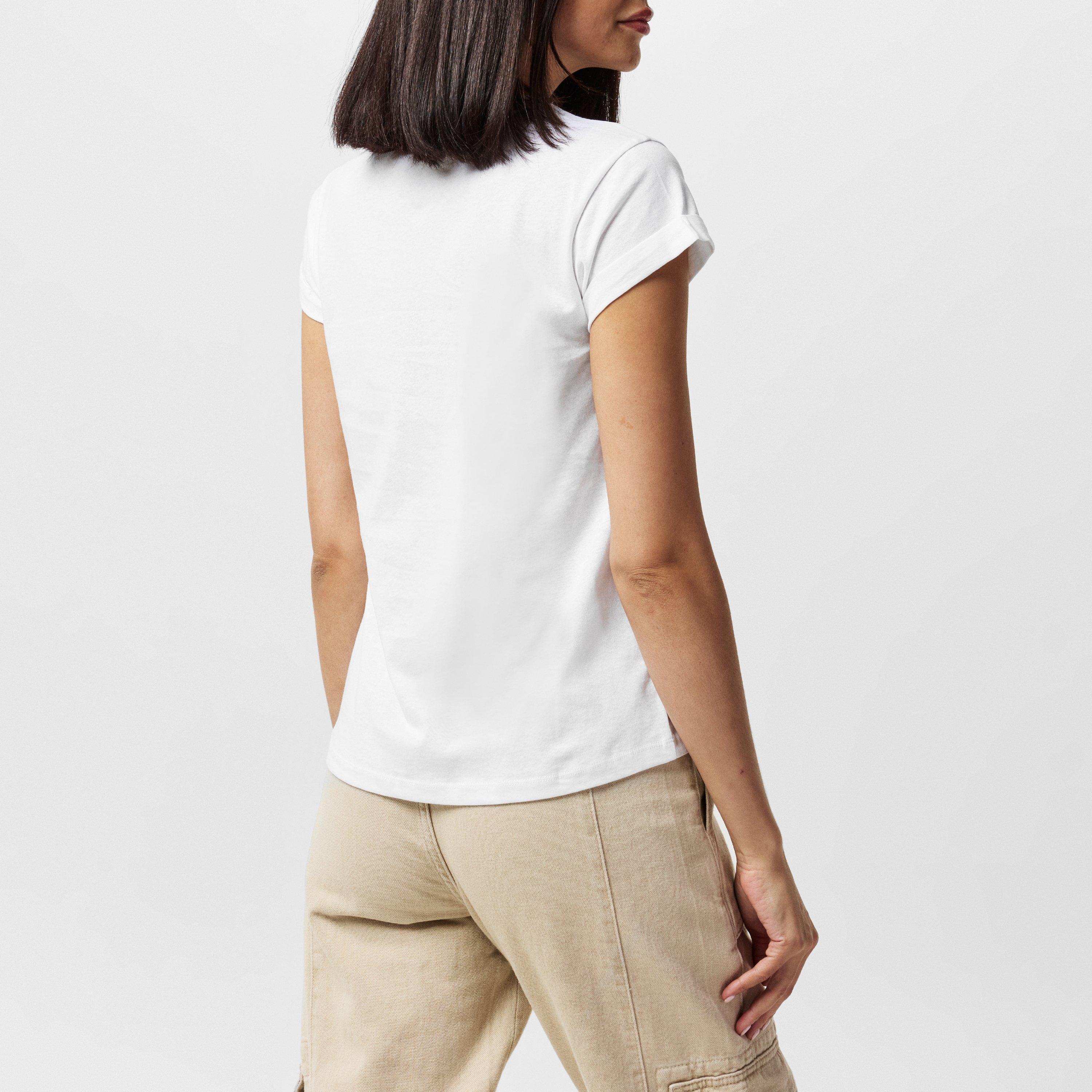 optic white - AllSaints - Women's Anna Regular Fit T-Shirt - 3