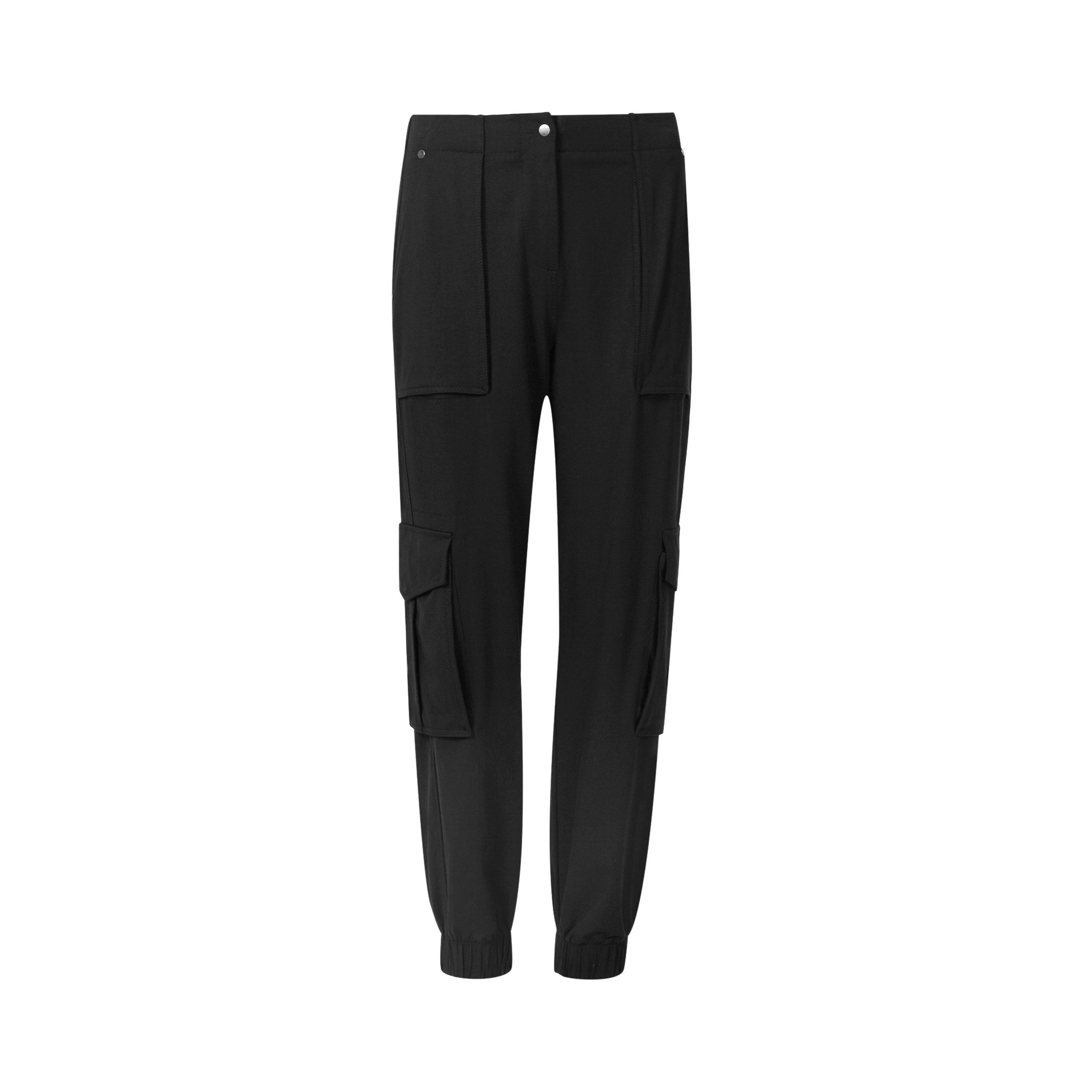 black - AllSaints - Women's All Frieda Cargo Trousers - 1