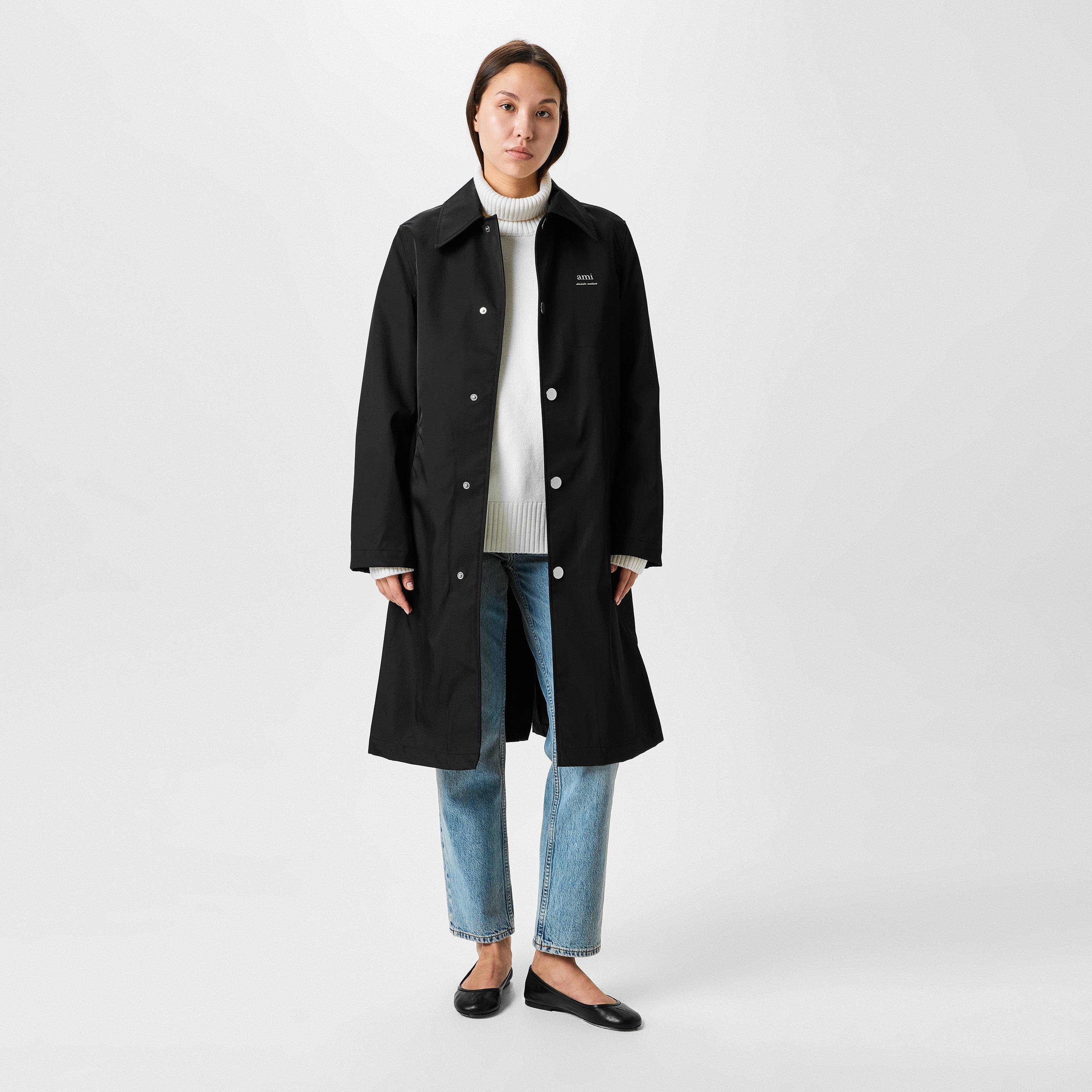 Black 001 - Ami Paris - Raincoat - 4