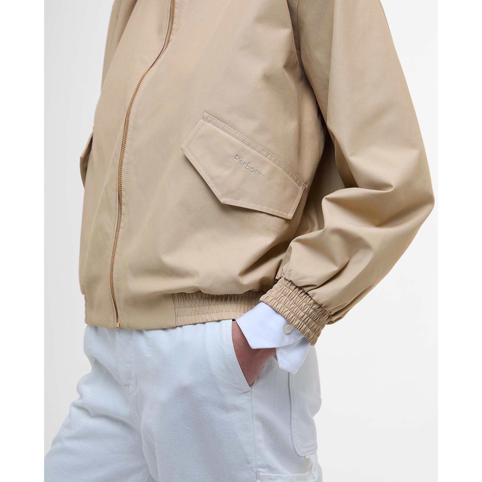 Lt Sand/D Stw - Barbour - The Edit By Alexa Anna Showerproof Jacket - 6