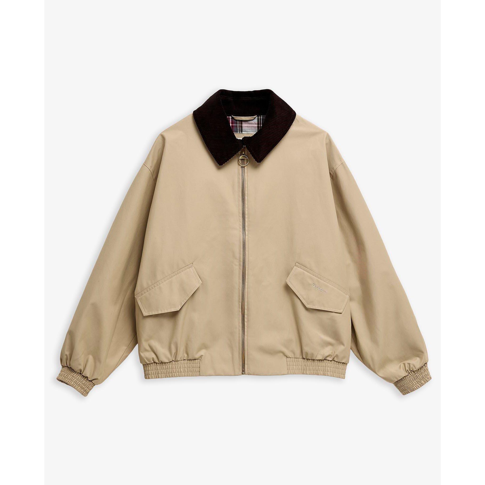 Lt Sand/D Stw - Barbour - The Edit By Alexa Anna Showerproof Jacket - 8