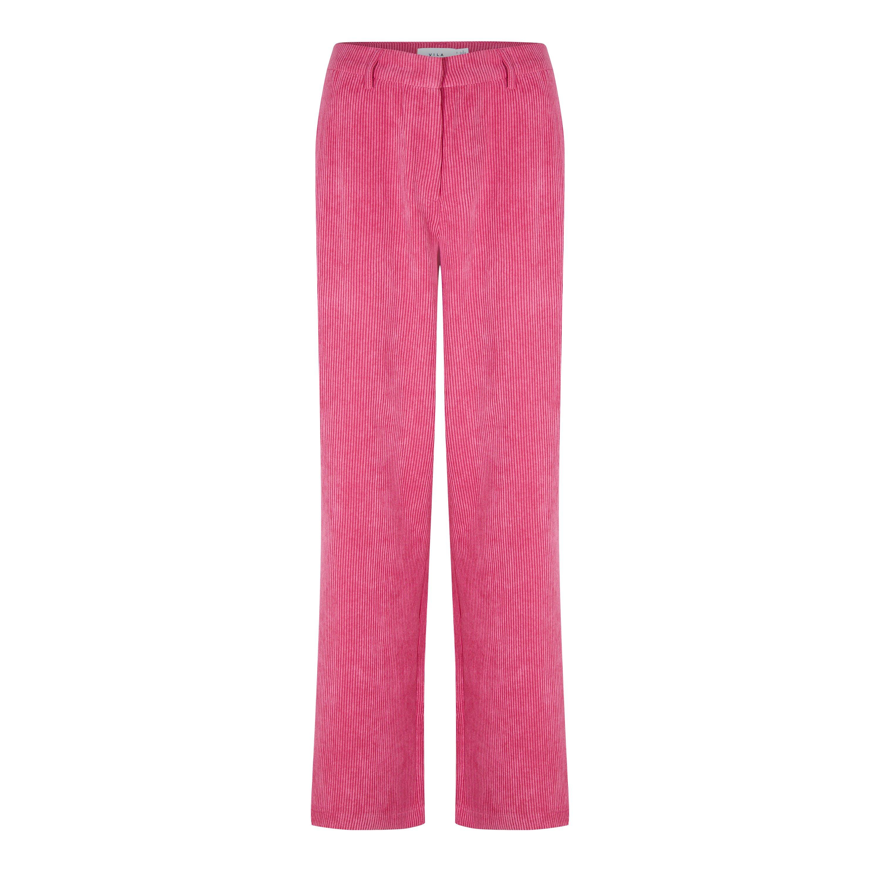 Fandango Pink - Vila - Rila High Waist Trousers - 1