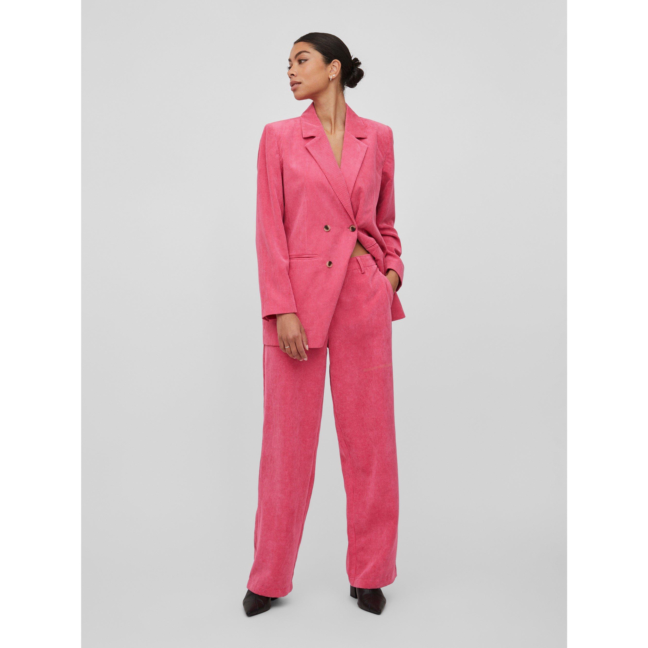 Fandango Pink - Vila - Rila High Waist Trousers - 2
