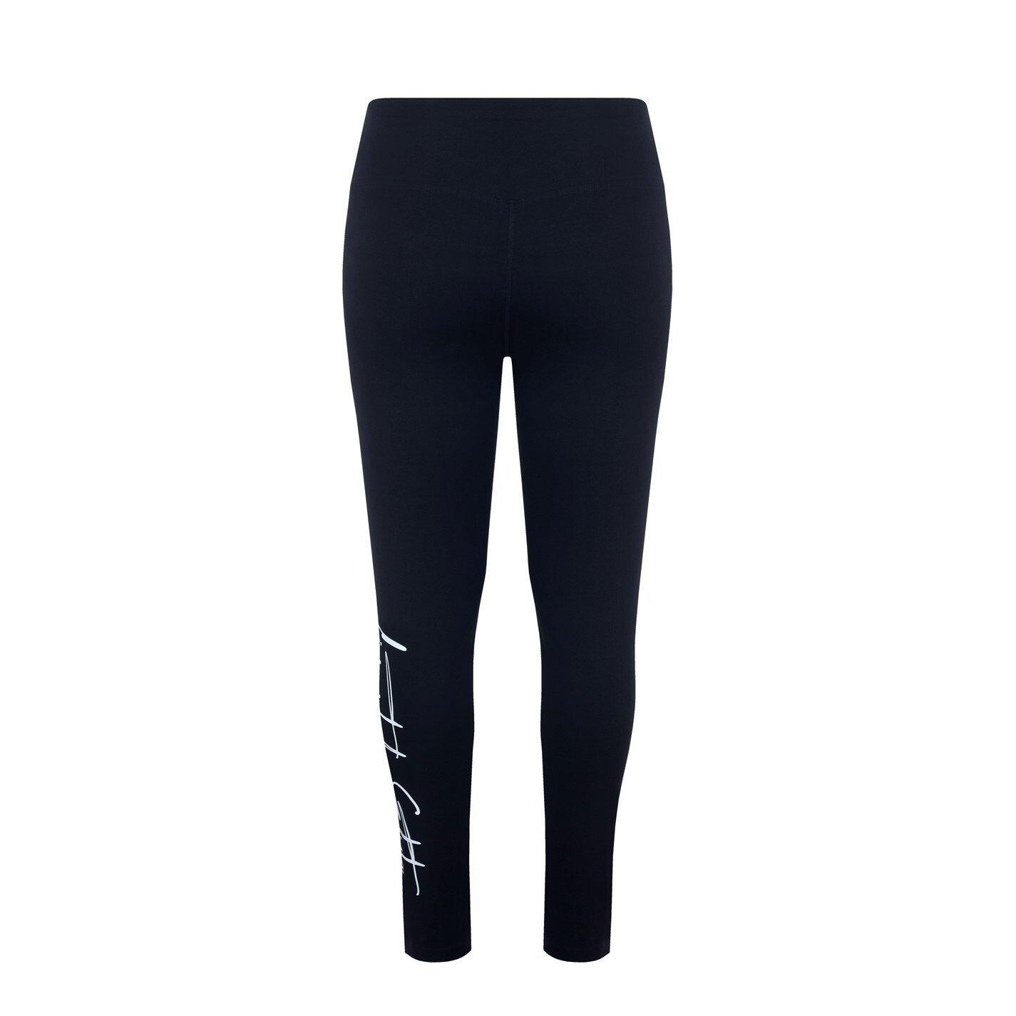 Zwart/Wit - Miso - Large Logo Leggings - 1