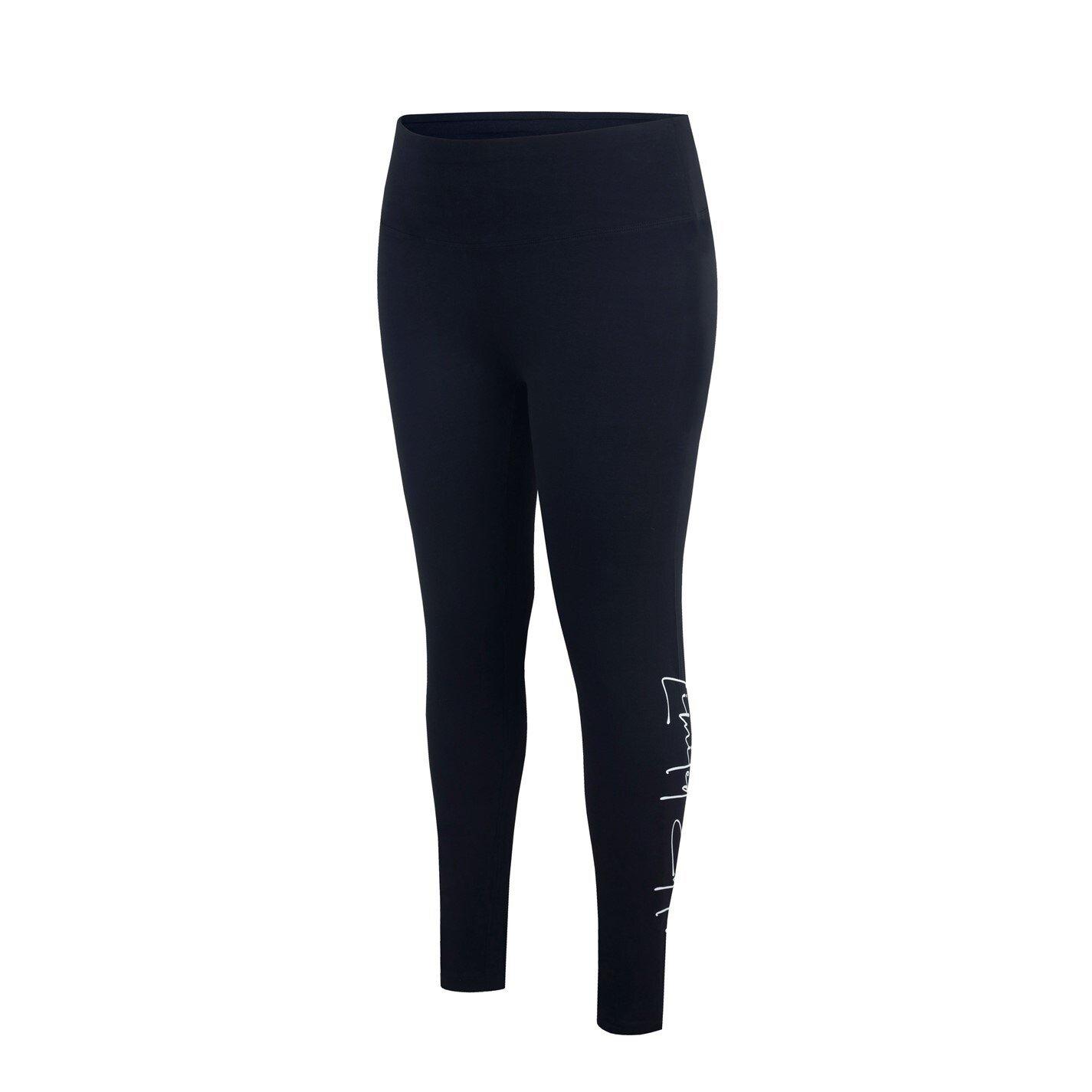 Zwart/Wit - Miso - Large Logo Leggings - 4