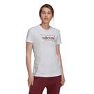 Blanc/Or - adidas - Moschino logo-appliqued T-shirt - 2