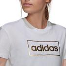 Blanc/Or - adidas - Moschino logo-appliqued T-shirt - 5