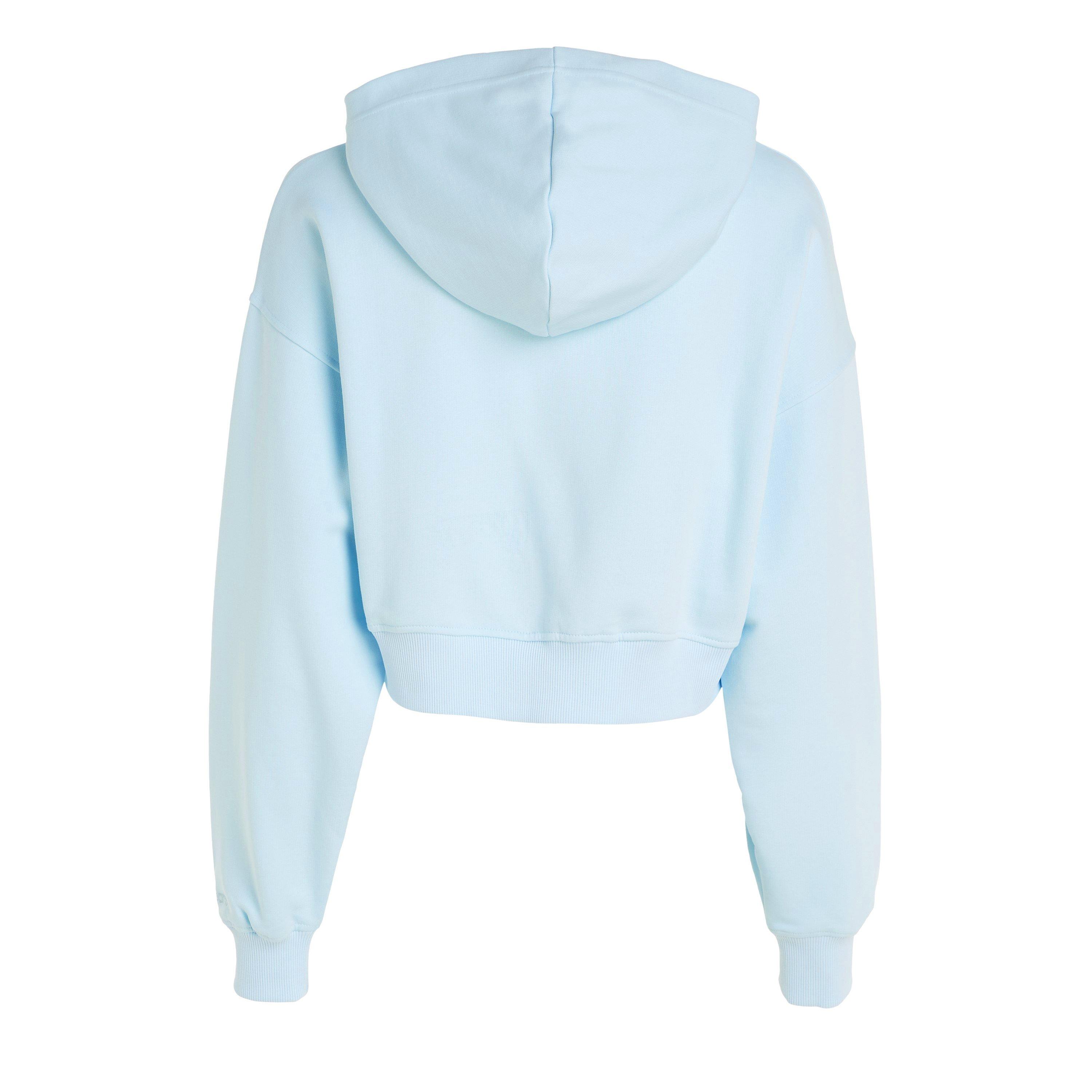 Keepsake Blue - Calvin Klein Jeans - Embroidered Badge Zip-Through Hoodie - 6