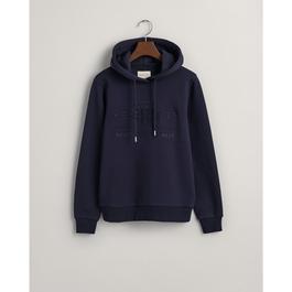 Gant Tonal Logo Archive Shield Hoodie