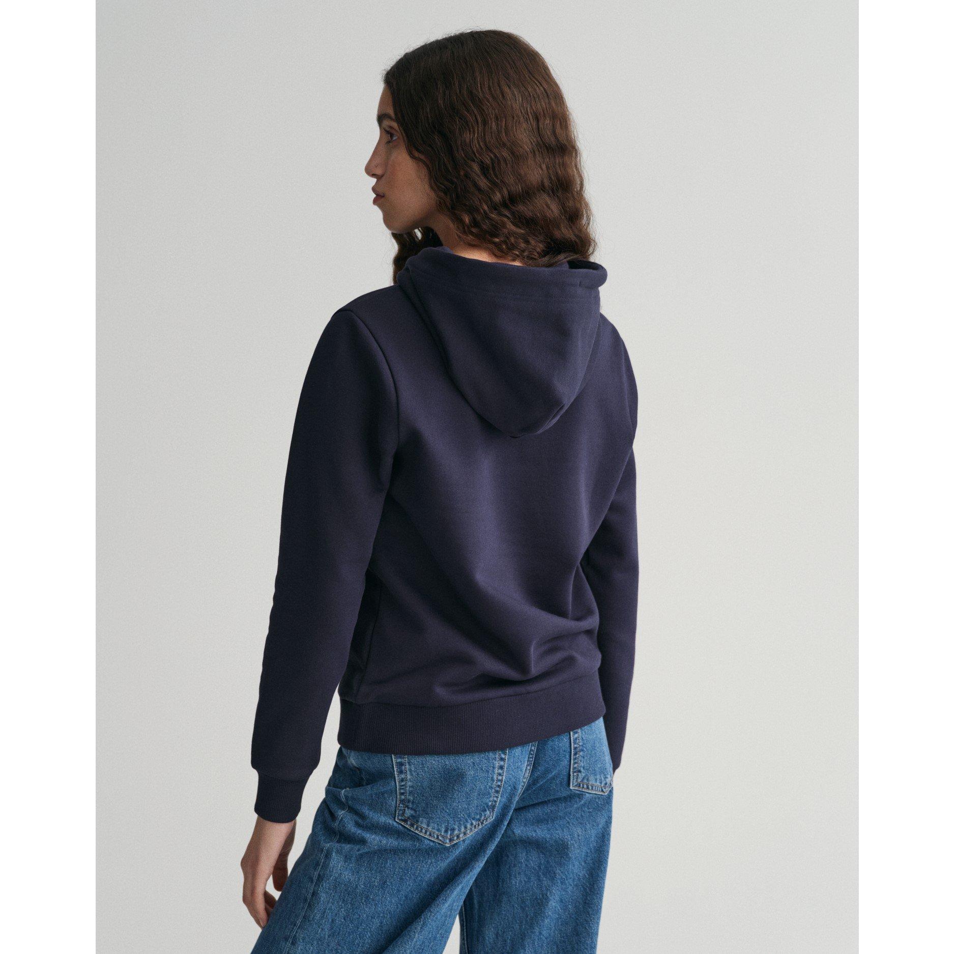 GANT TONAL ARCHIVE SHIELD - Hoodie - off-white GANT TONAL ARCHIVE SHIELD - Hoodie - off-white