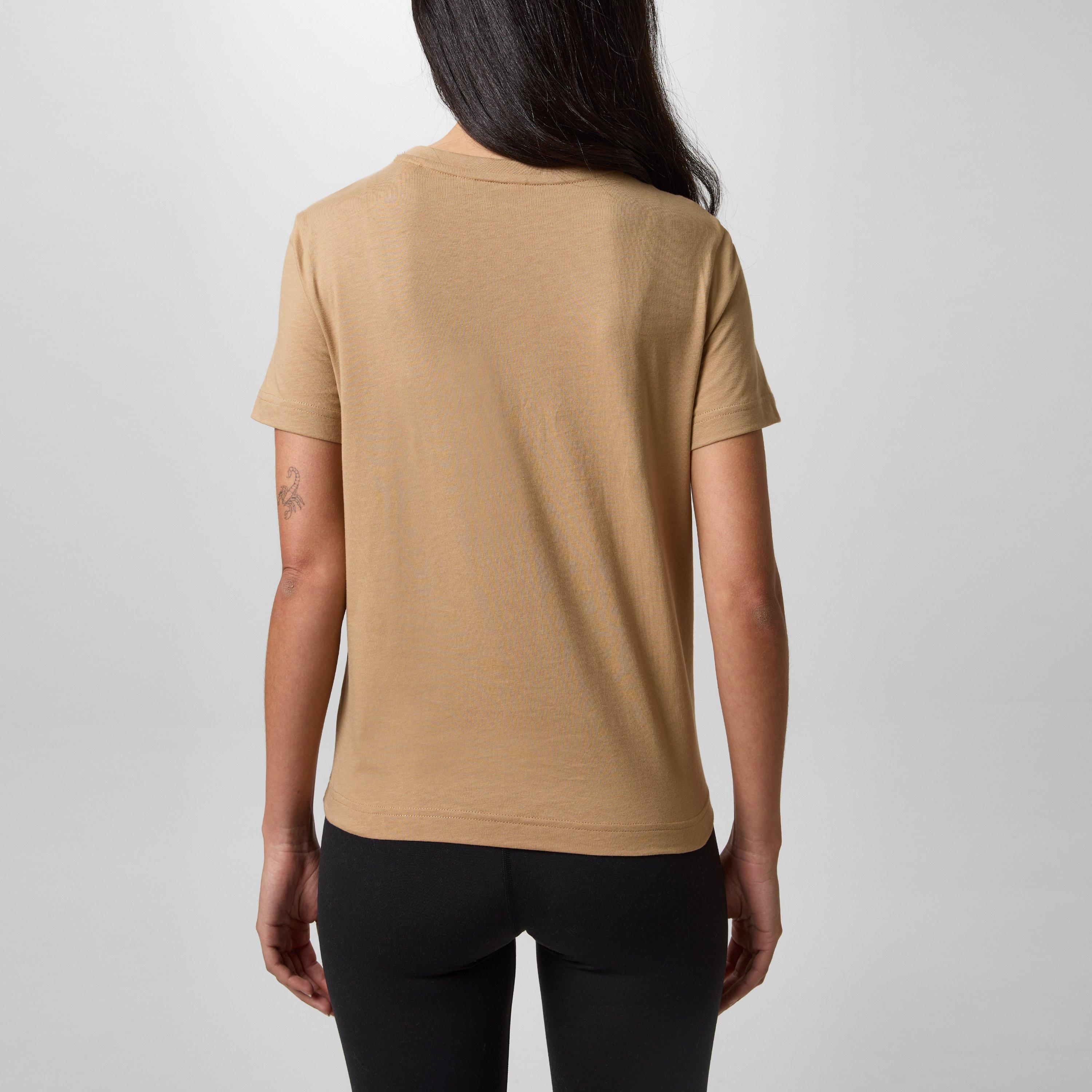 Caramel Beige - Gant - Tonal Archive Shield T-Shirt - 3