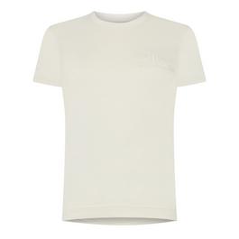 Gant Versace Jeans Couture embroidered logo T-shirt dress White