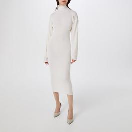 Calvin Klein Recycled Wool Long Sleeve Dress