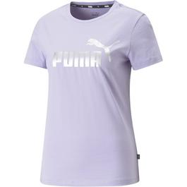 Puma ESS+ Metallic Logo Tee
