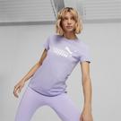 Violet vif - Puma - short-sleeve cotton shirt Bianco - 2