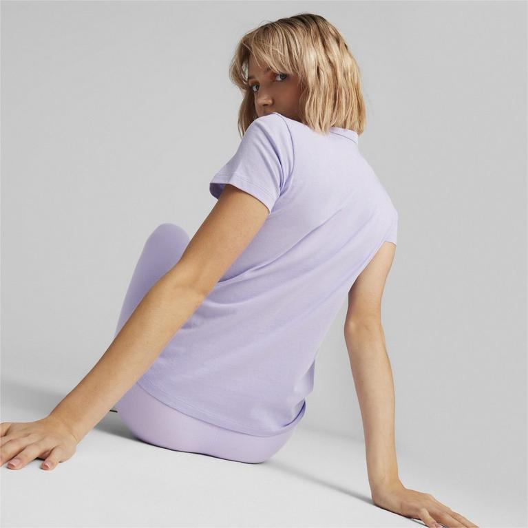 Violet vif - Puma - short-sleeve cotton shirt Bianco - 3