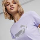 Violet vif - Puma - short-sleeve cotton shirt Bianco - 4
