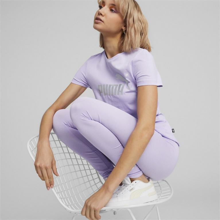 Violet vif - Puma - short-sleeve cotton shirt Bianco - 6