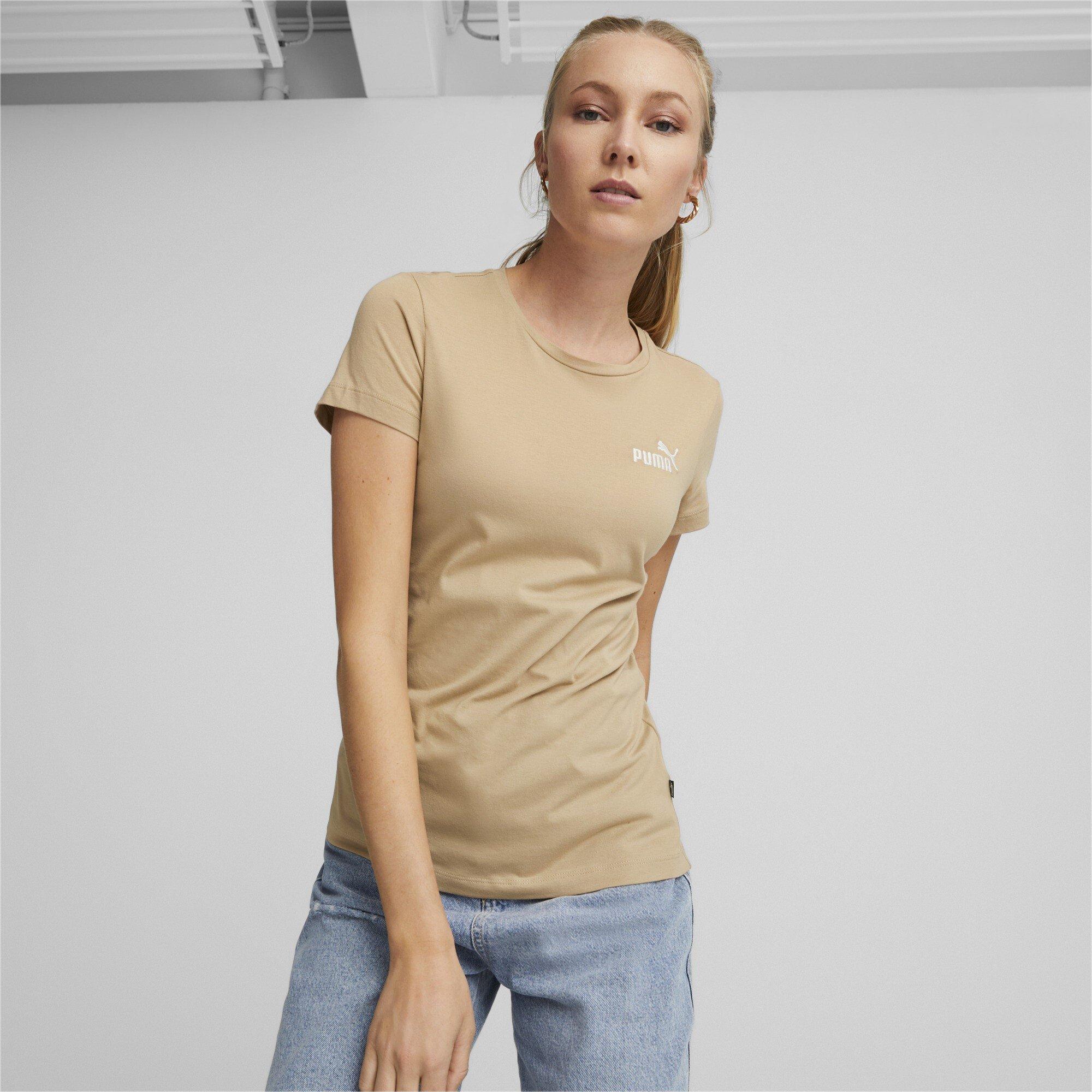 Dusty Tan - Puma - Women's Embroidery Regular Fit T-Shirt - 2