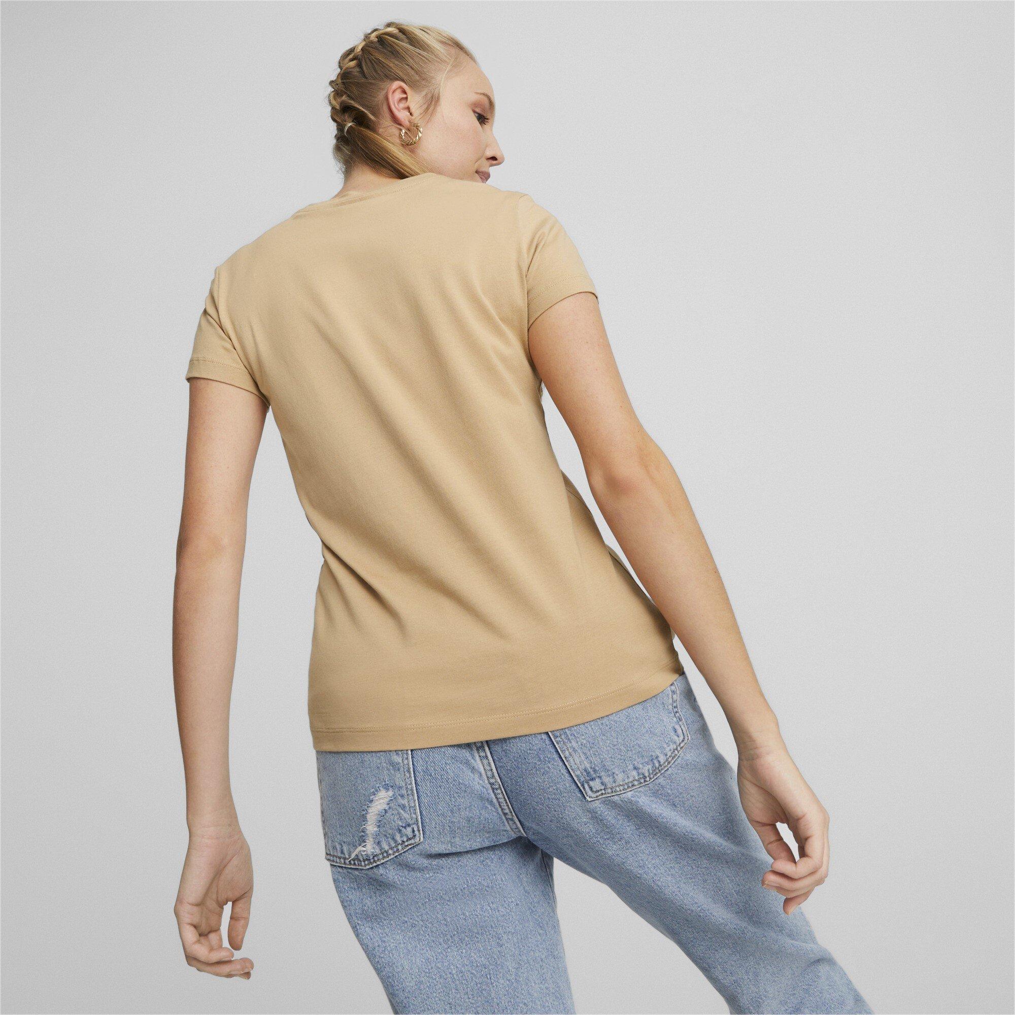 Dusty Tan - Puma - Women's Embroidery Regular Fit T-Shirt - 3