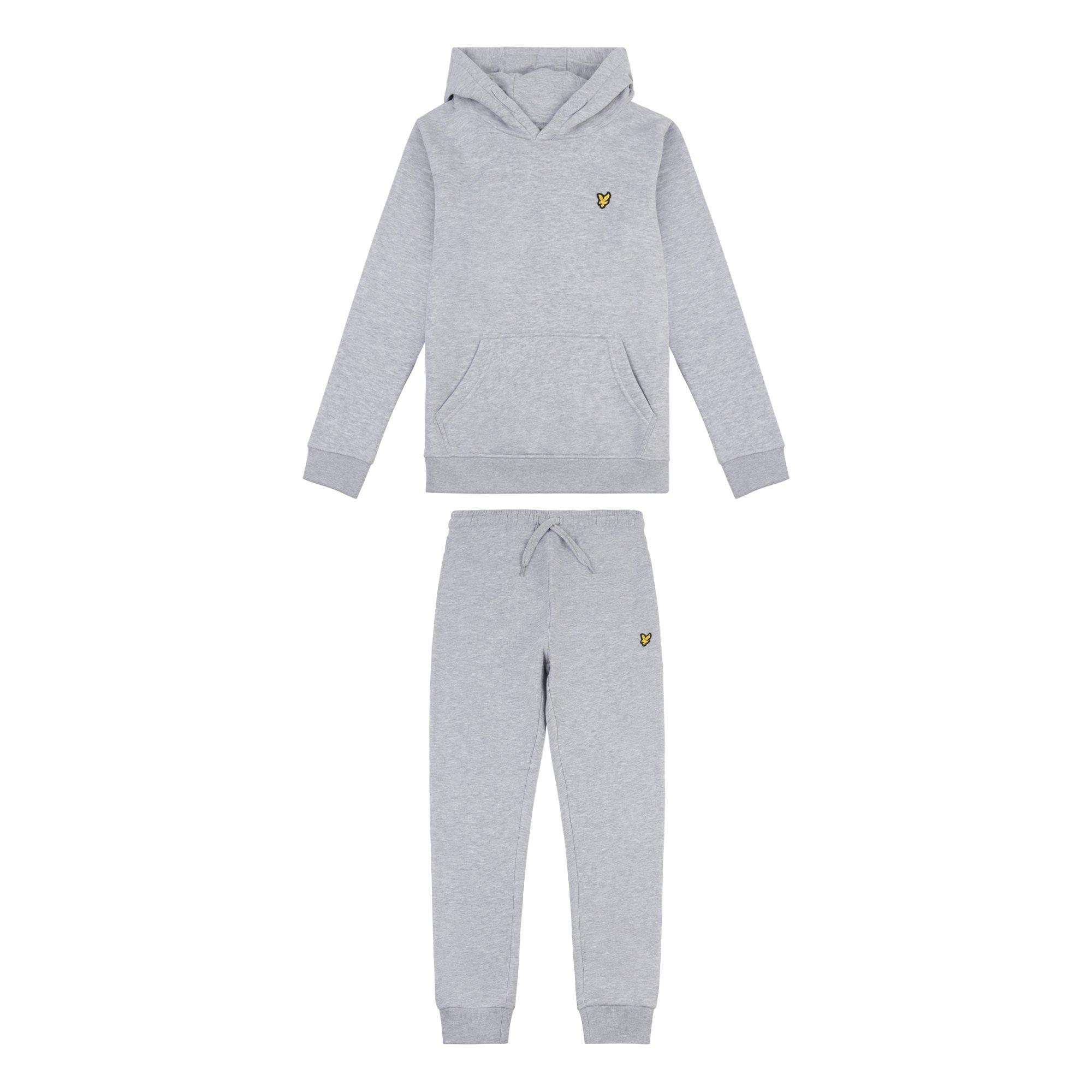 Grå Heather - Lyle and Scott - Joggers and Hoodie Set Juniors - 1