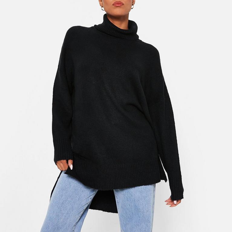 NOIR - Conditions de la promotion - ISAWITFIRST Roll Neck Oversized Jumper - 3