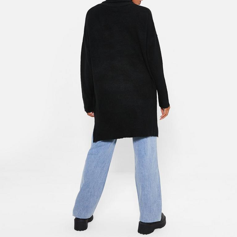 NOIR - Conditions de la promotion - ISAWITFIRST Roll Neck Oversized Jumper - 5