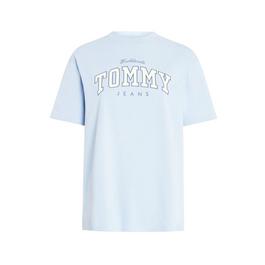 Tommy Jeans Extra Small Badge Ribbed T Shirt