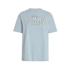 Tommy Jeans langærmet kasseformet sweatshirt i bomuld