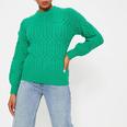ISAWITFIRST Crew Neck Cable Knit Jumper