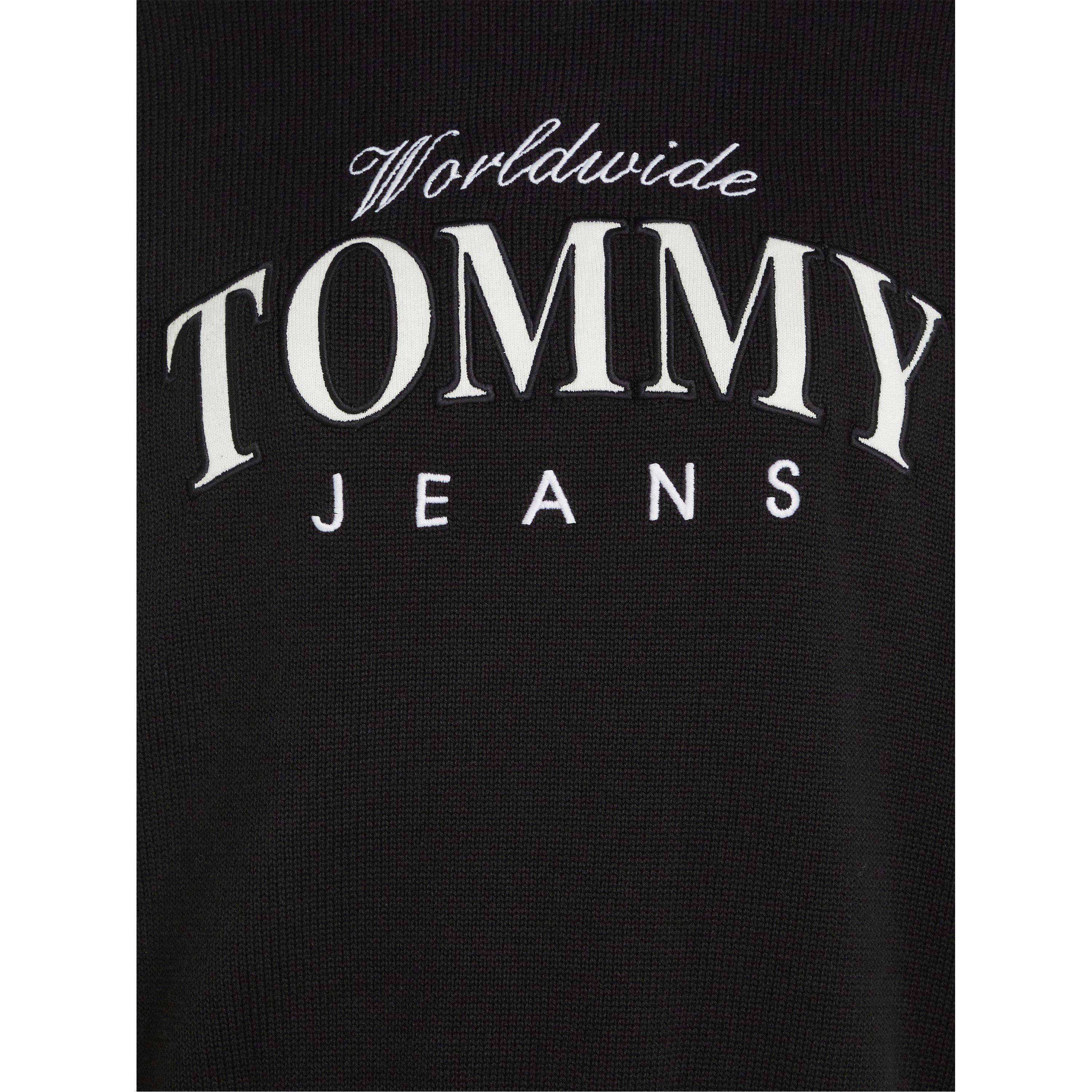Schwarz - Tommy Jeans - Women's Varsity Crew Sweatshirt - 5