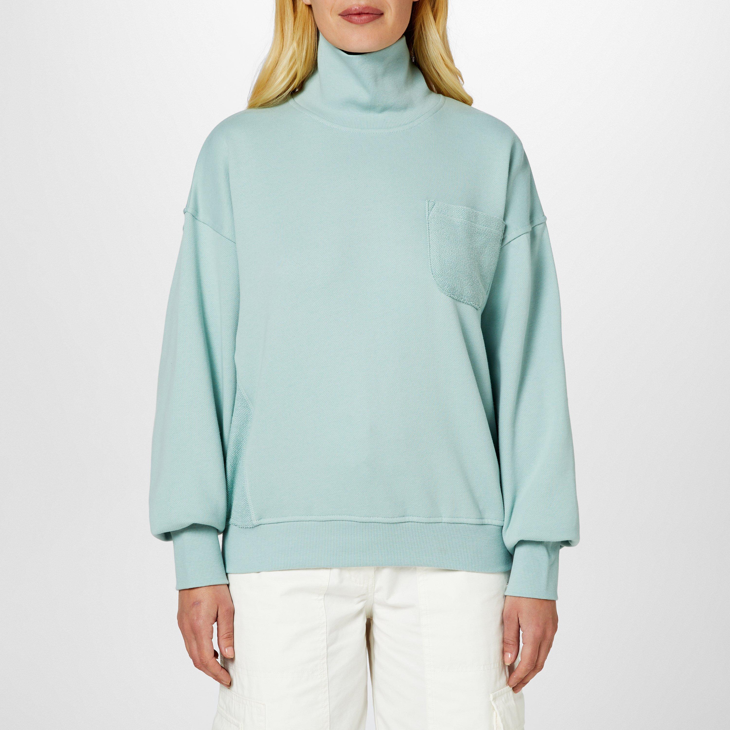 Seagry - Reebok - Women's Wide Cotton Fleece Tracksuit Top - 1