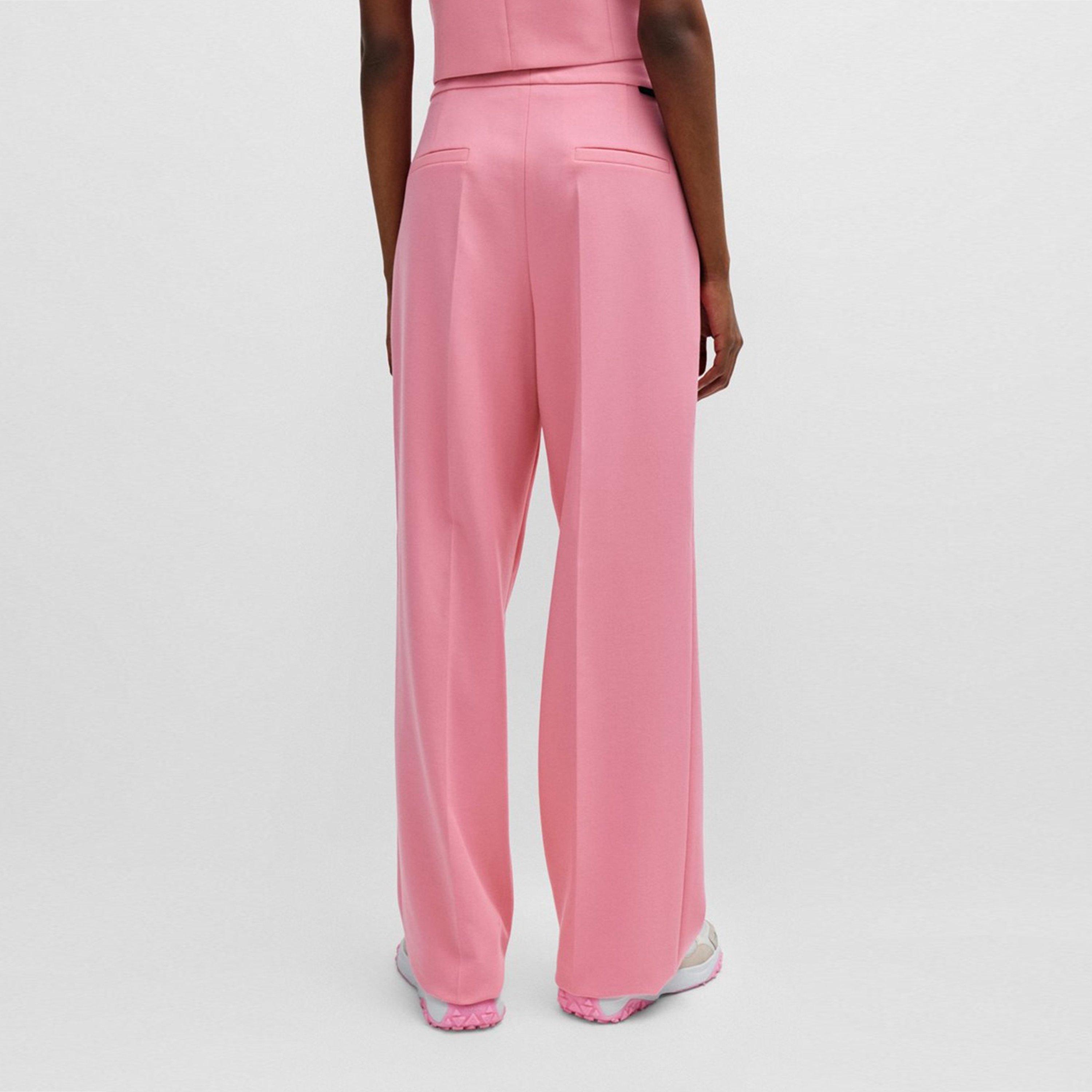 Open Pink - Hugo - Women's Helepher Wide Leg Trousers - 3