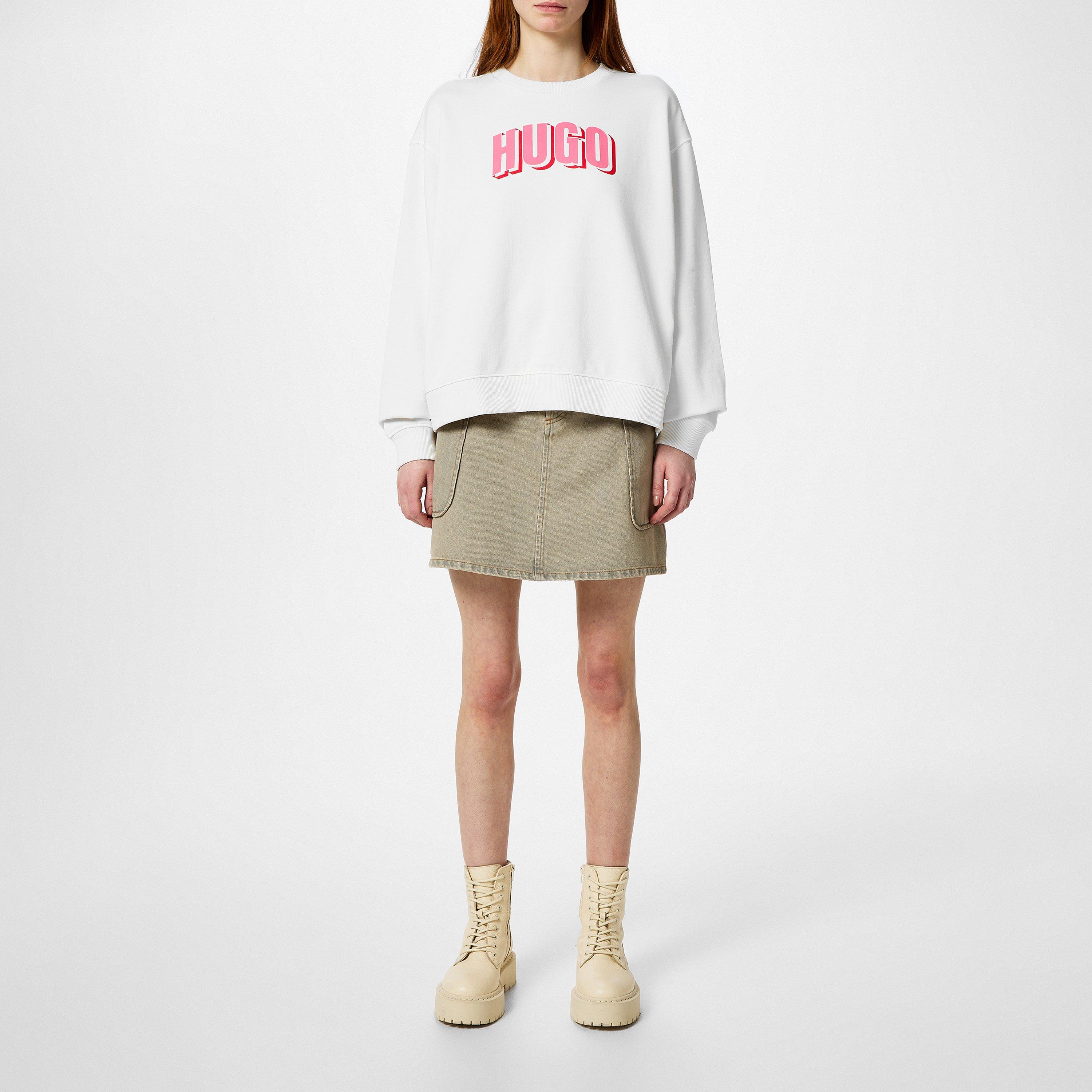 Natural - Hugo - Deroxina Crew Sweatshirt - 5