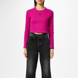 Hugo Dafilomena Cropped T Shirt