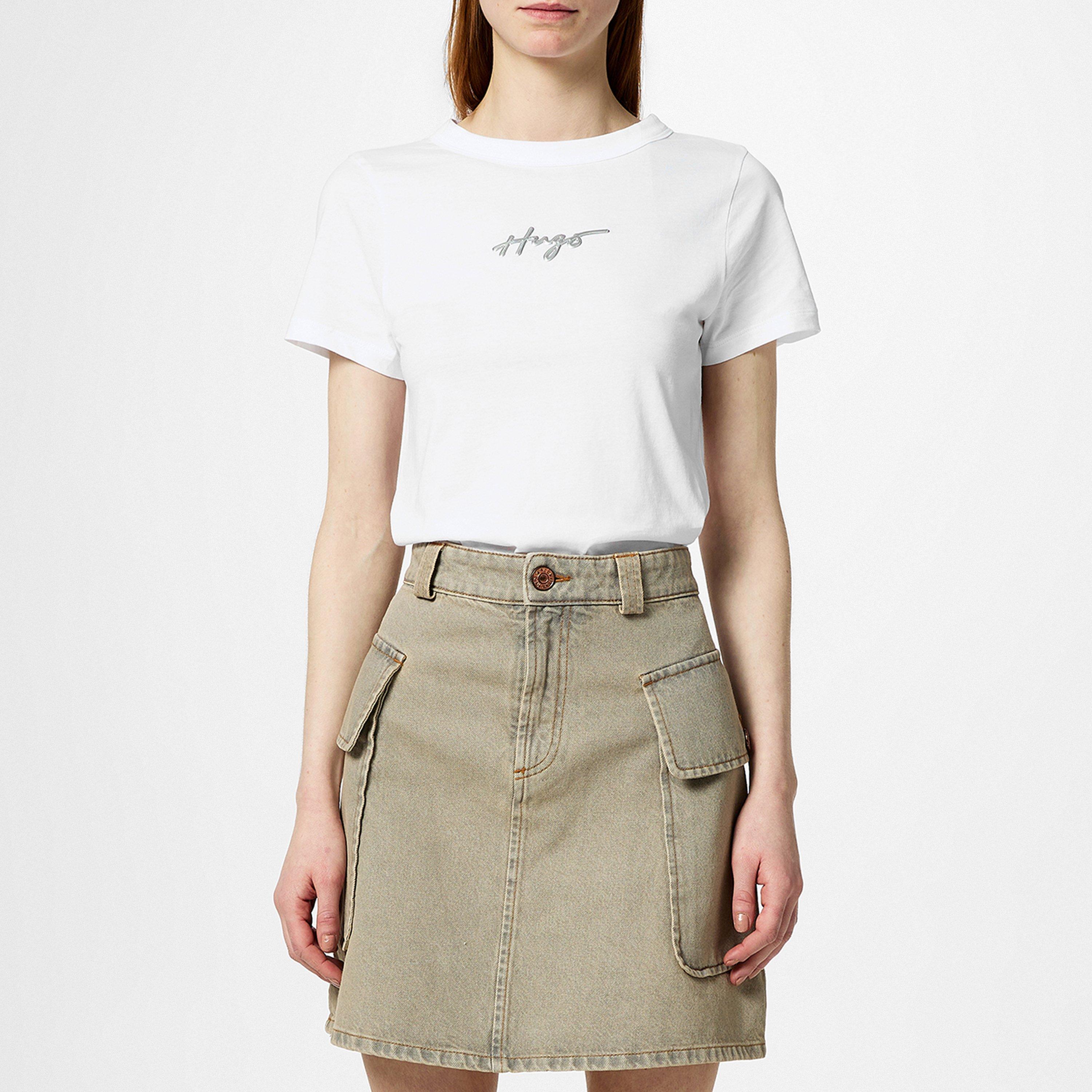 White - Hugo - Women's Classic Tee Cotton T-Shirt - 3