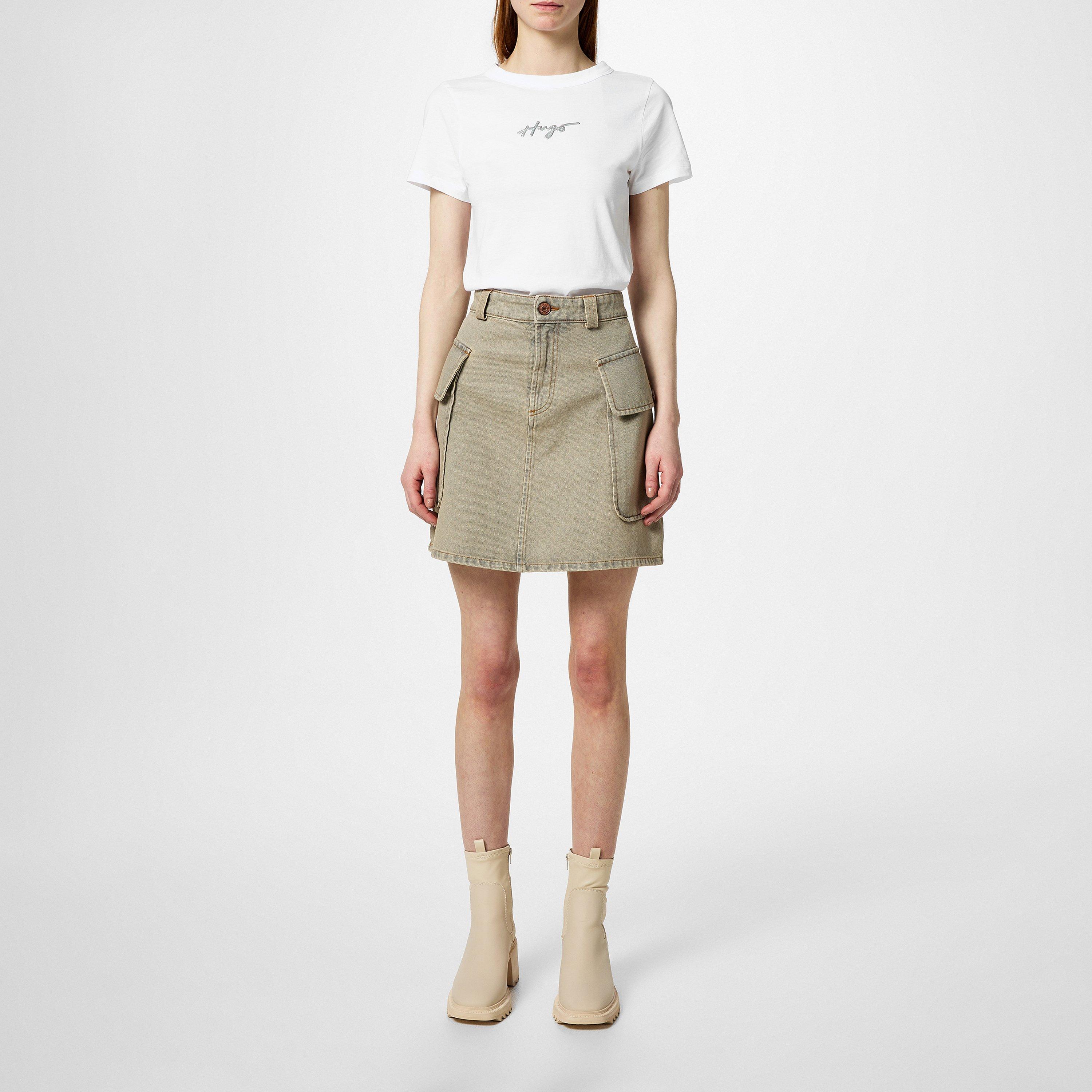 White - Hugo - Women's Classic Tee Cotton T-Shirt - 6