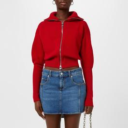 Alexander McQueen Cashmere Zip Knit