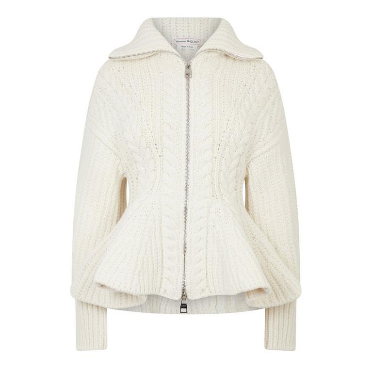 Alexander McQueen | Peplum Cardigan | Knitted Tops | Cruise Alexander McQueen | Peplum Cardigan | Knitted Tops | Cruise