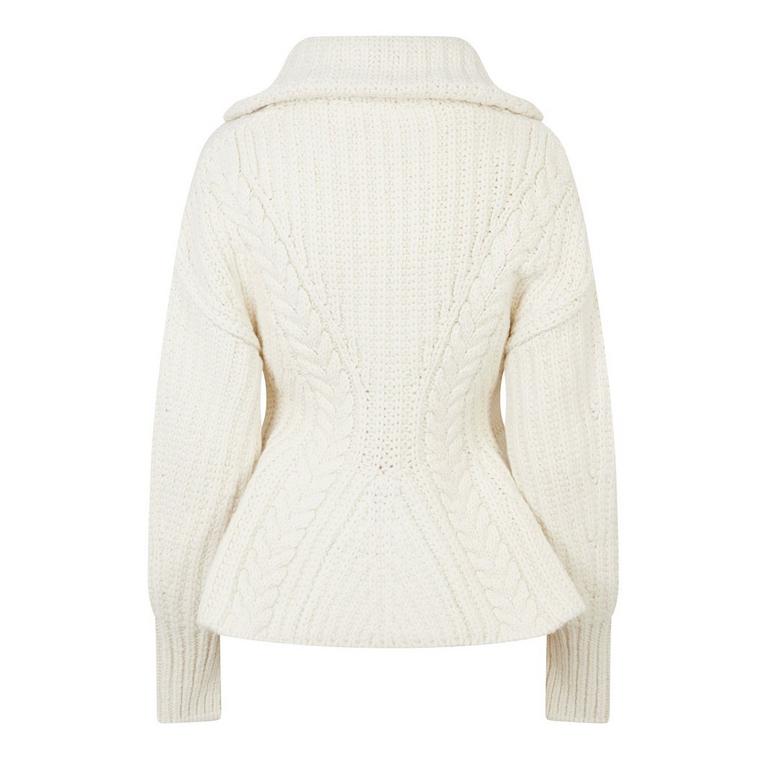 Alexander McQueen | Peplum Cardigan | Knitted Tops | Cruise Alexander McQueen | Peplum Cardigan | Knitted Tops | Cruise
