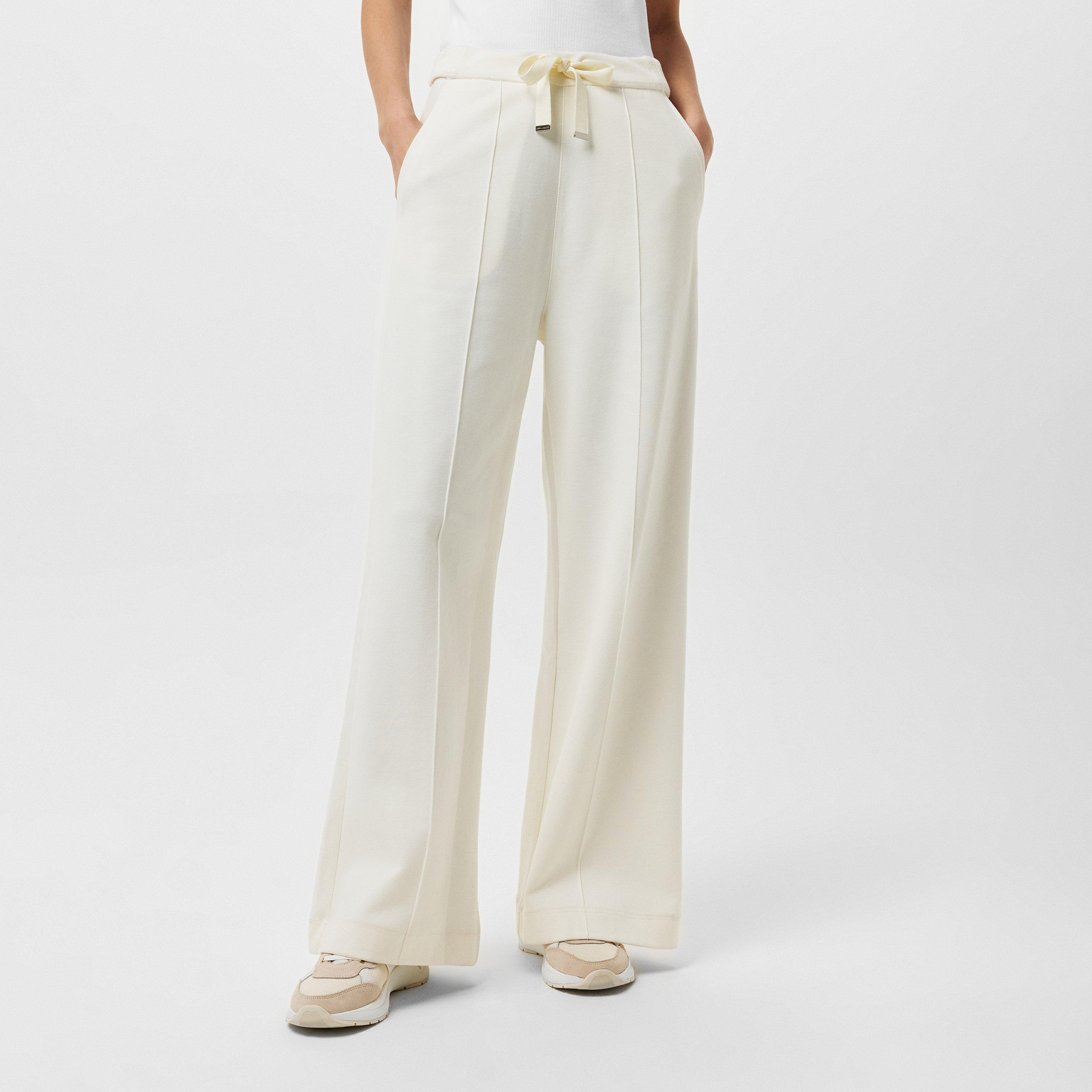 Open White 118 - Boss - Women's Elsam Joggers with Front Pleated Detailing - 3