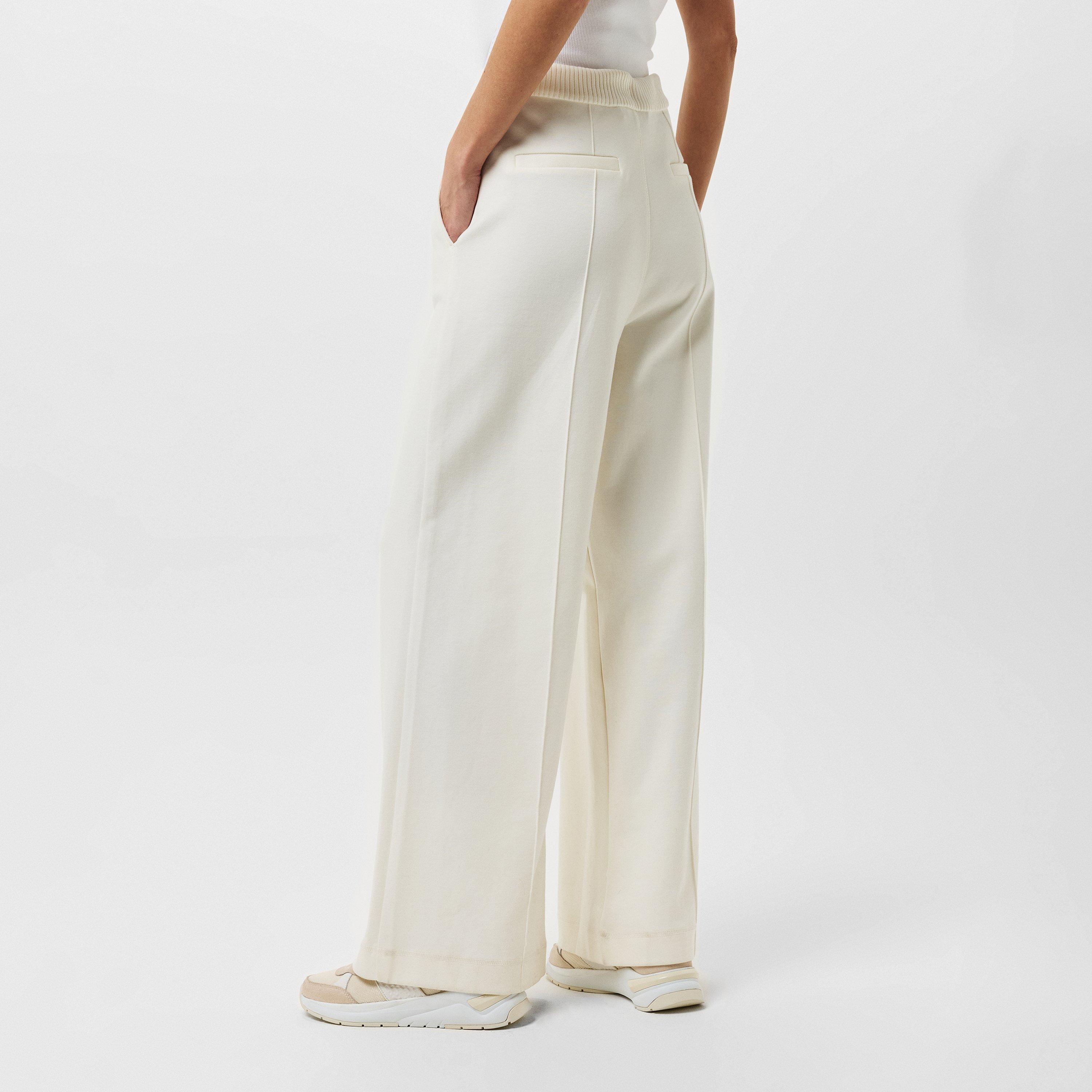 Open White 118 - Boss - Women's Elsam Joggers with Front Pleated Detailing - 4
