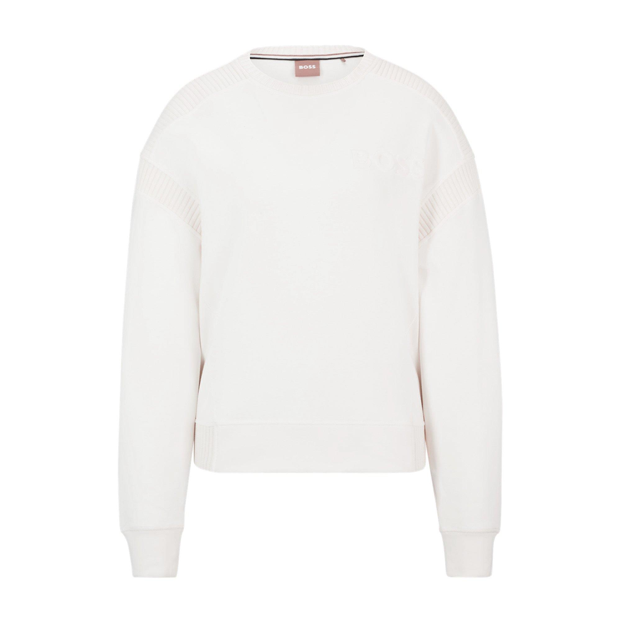 Open White 118 - Boss - Women's Emaina Crew Sweater - 5