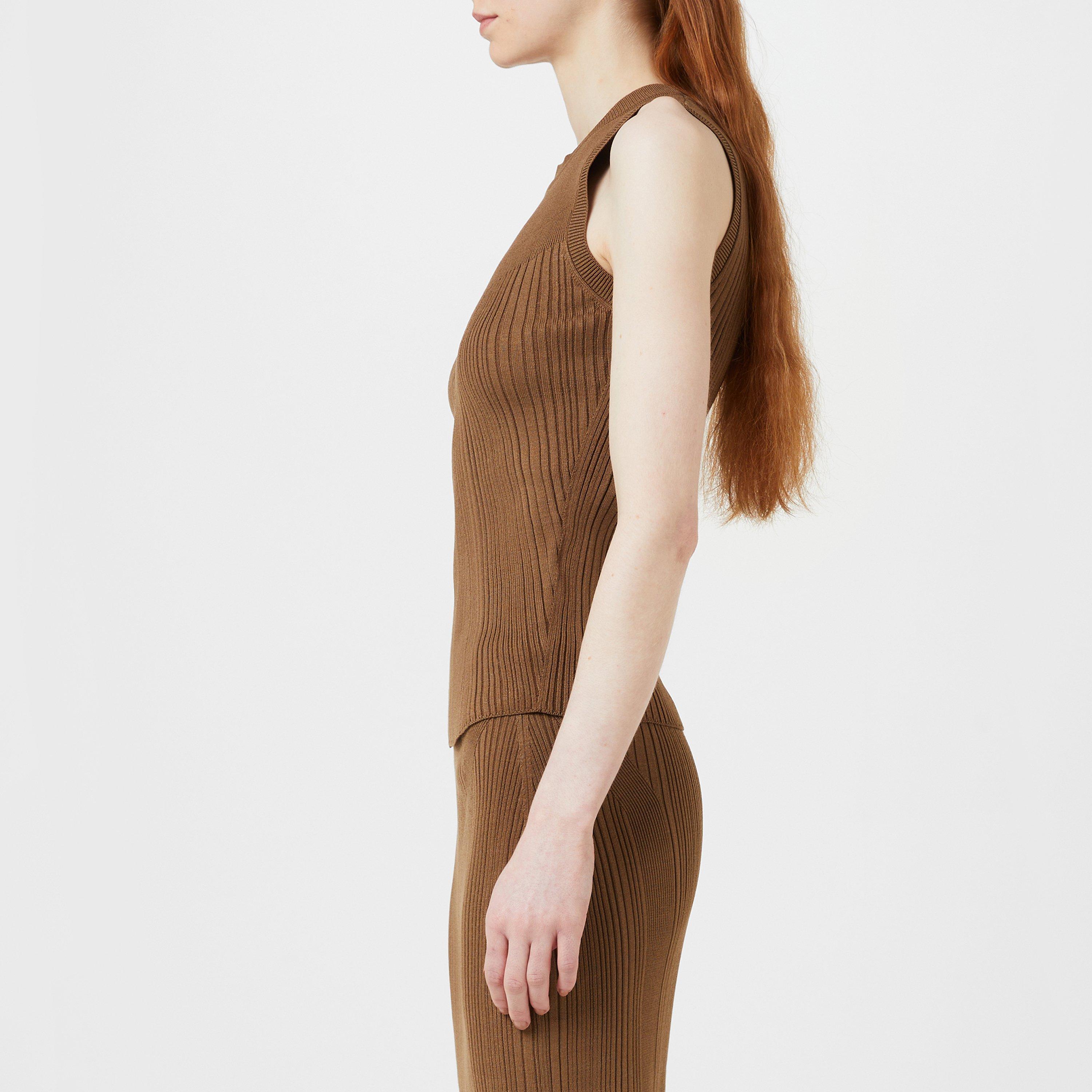 Open Brown 249 - Boss - Women's Felishia Luxurious Viscose Blend Top - 2