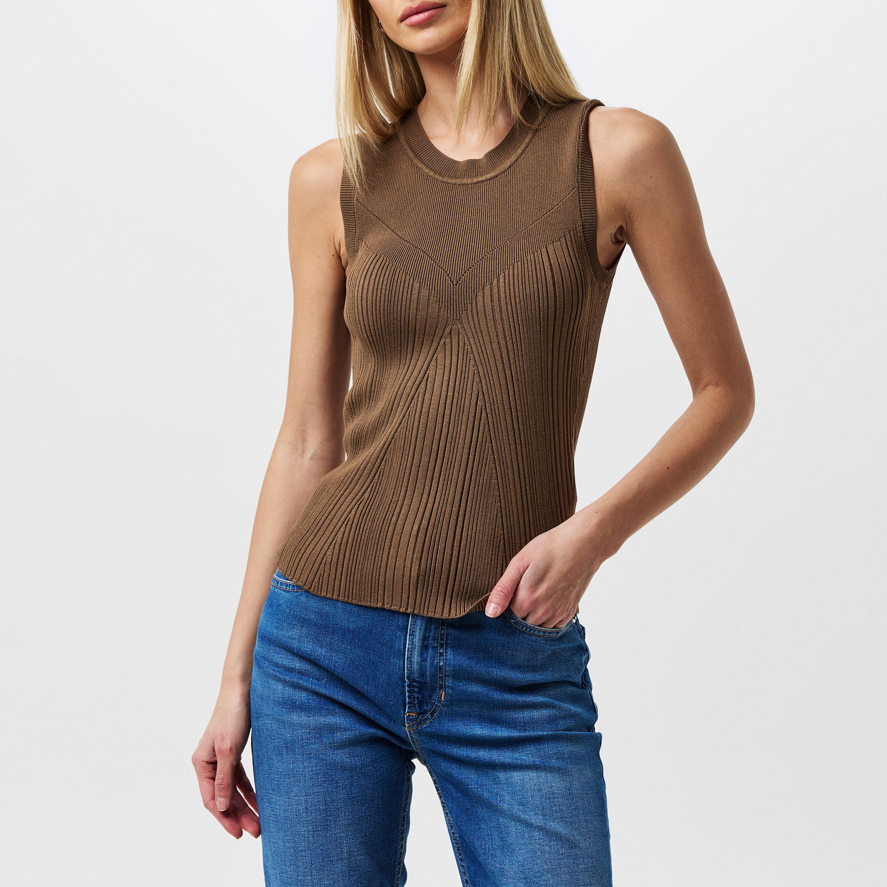 Open Brown 249 - Boss - Women's Felishia Luxurious Viscose Blend Top - 3