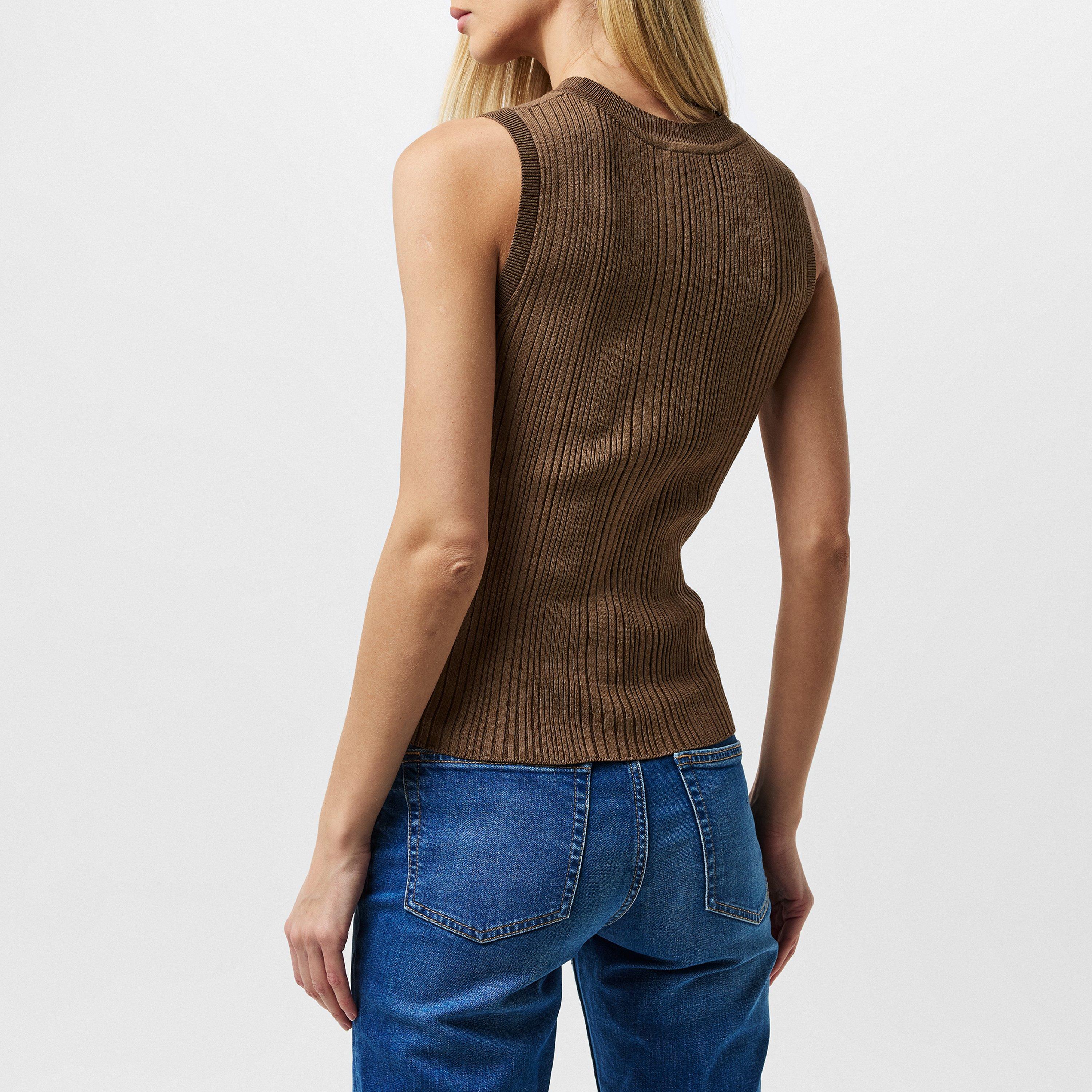 Open Brown 249 - Boss - Women's Felishia Luxurious Viscose Blend Top - 4