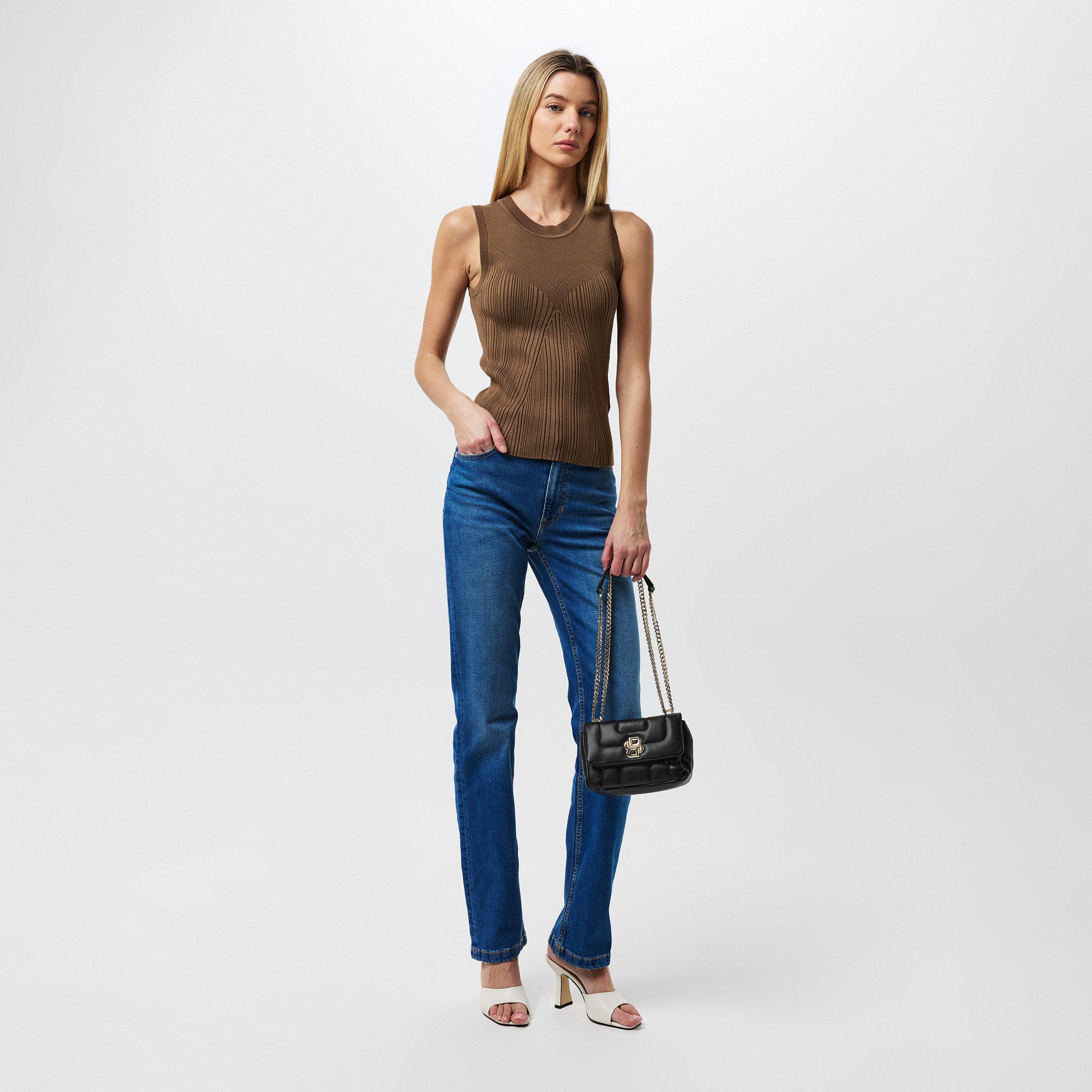 Open Brown 249 - Boss - Women's Felishia Luxurious Viscose Blend Top - 5