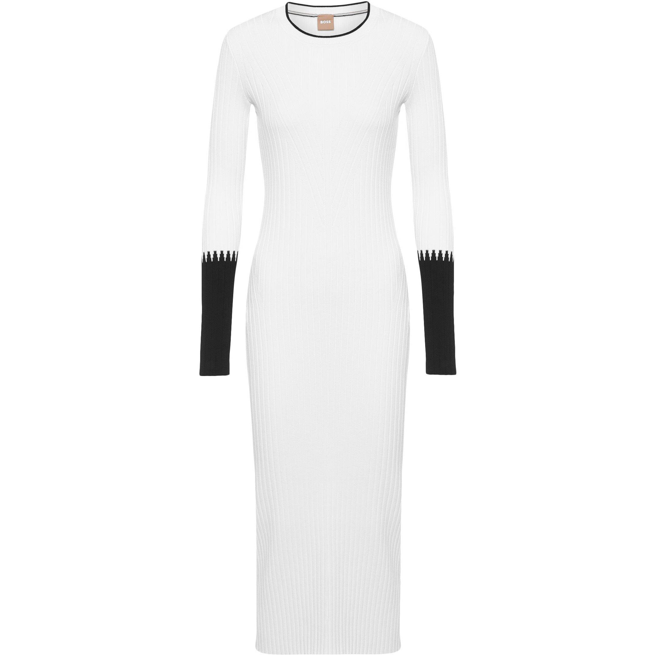 Open Miscellane - Boss - Women's Flavoured Jumper Dress, Luxurious Viscose Blend - 5