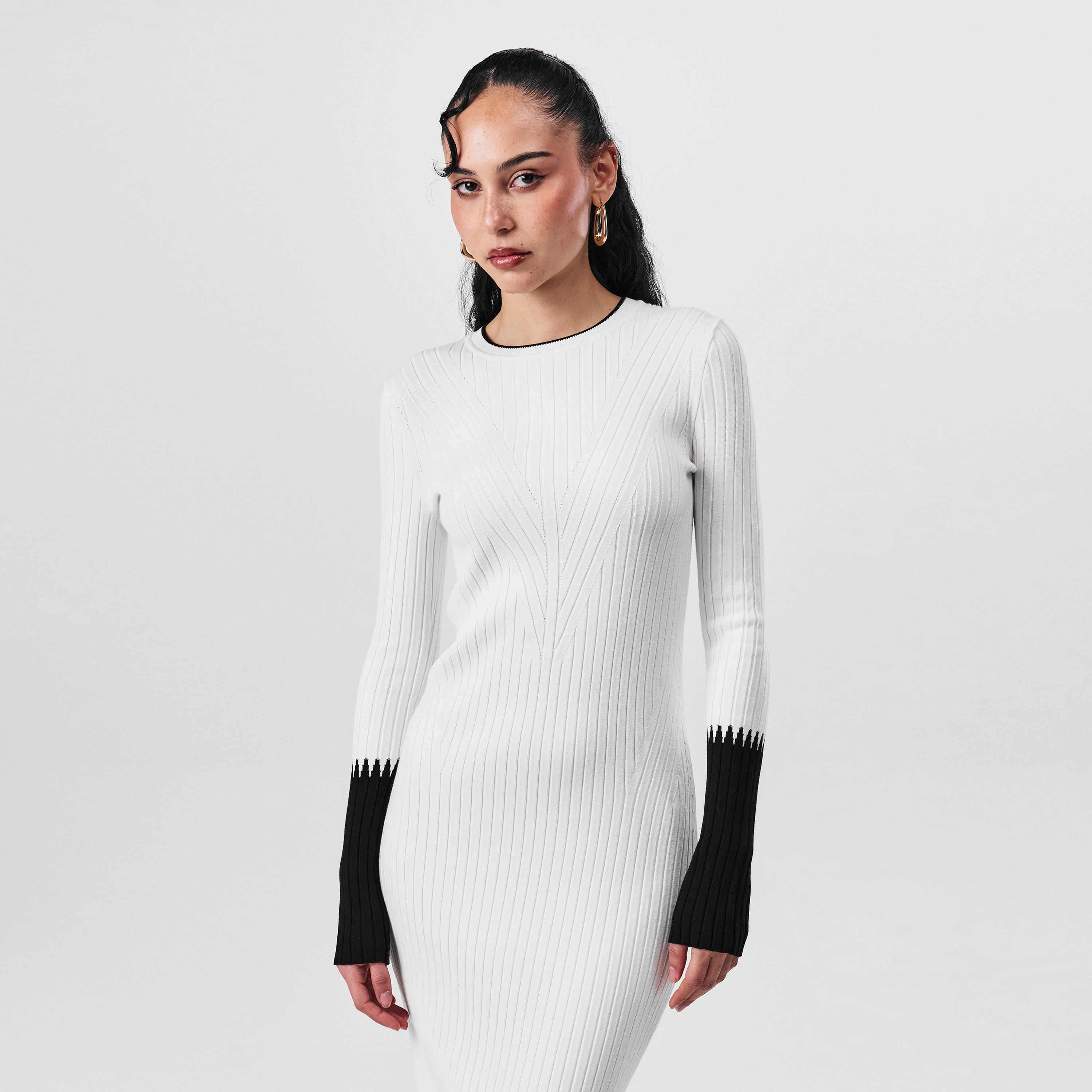 Open Miscellane - Boss - Women's Flavoured Jumper Dress, Luxurious Viscose Blend - 4