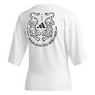 Blanc - shark - IRENEISGOOD tie dye slogan-print t-shirt - 2